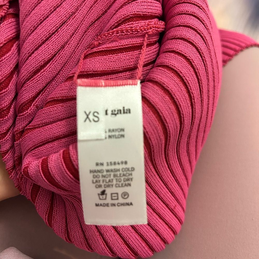 Cult Gaia Fuchsia Knit Maxi Dress - Picture 3 of 6